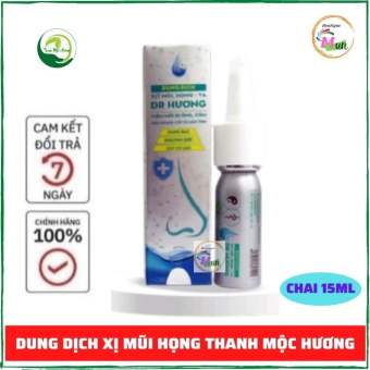 Xoang mũi Thanh Mộc Hương - Dung dịch xịt mũi họng Dr Hương của Thanh Mộc Hương