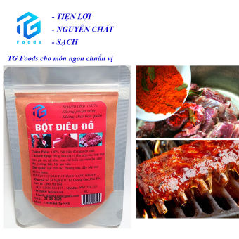 Bột điều đỏ làm bò khô, ướp thịt, ướp tôm cho món thơm màu đẹp 100g, date mới