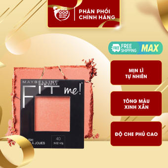 Phấn Má Hồng Mịn Lì, Lên Màu Chuẩn Maybelline Fit Me Blush 4.5g