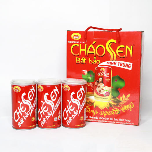 Chè sen bát bảo Minh Trung set 3 lon