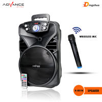 Advance Speaker Portable H801N Wireless Black V2 / Mic Wireless / Garansi Resmi Advance 1 Tahun