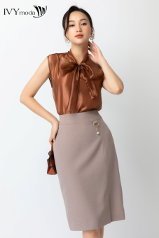 Chân váy kẻ bút chì IVY moda MS 30M6808