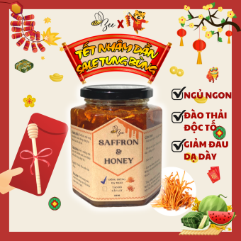 SAFFRON - ĐÔNG TRÙNG HẠ THẢO NGÂM MẬT ONG