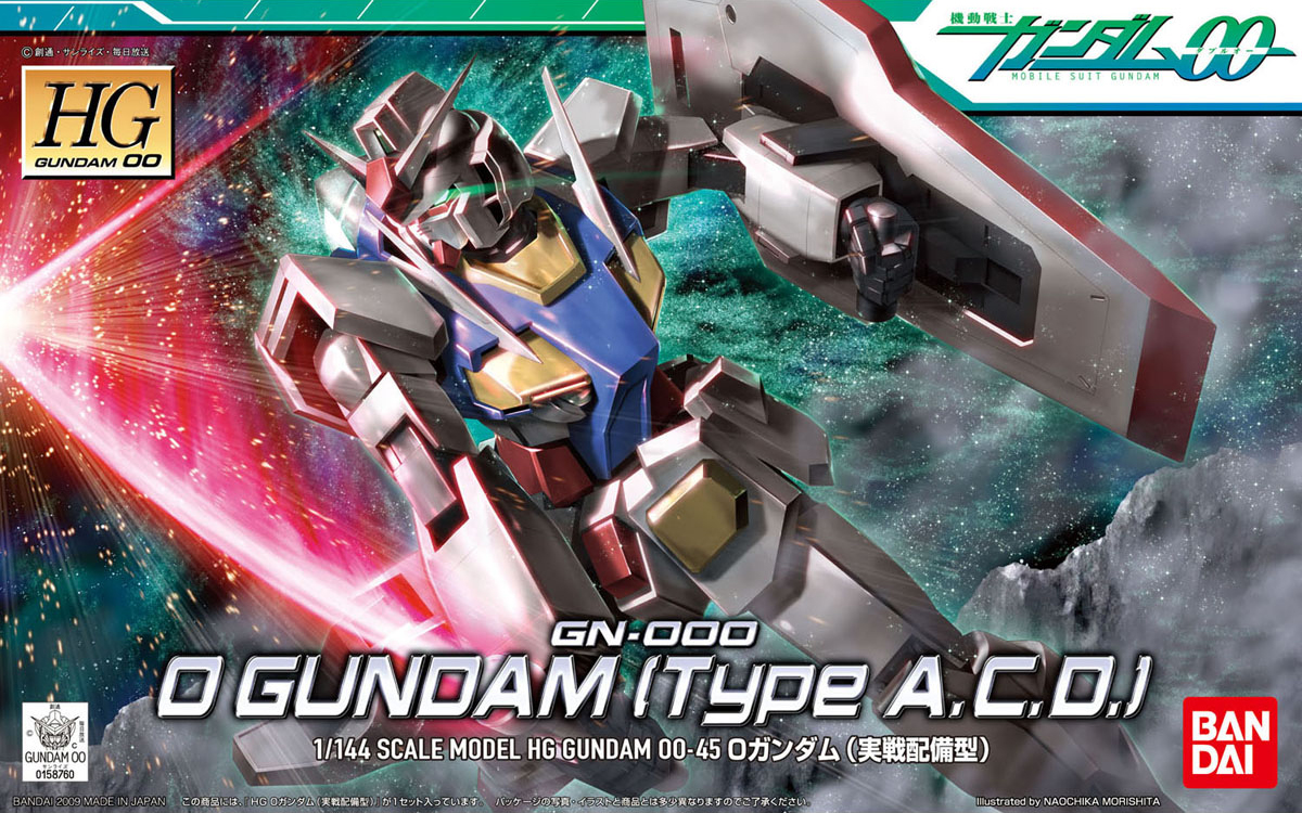 Mô hình gundam bandai hg 045 o gundam 1/144 gundam 00