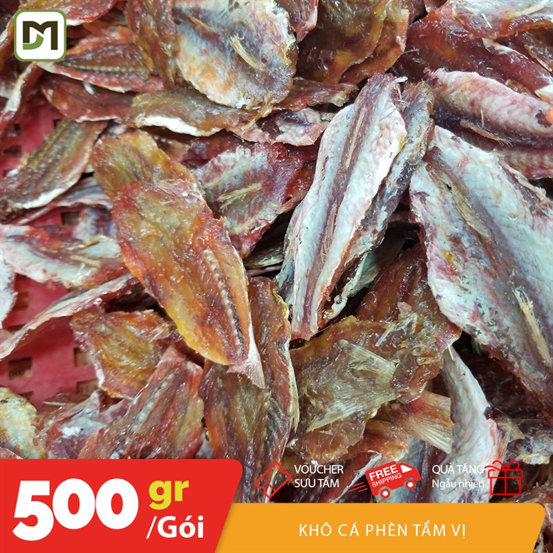 Túi 500gr khô cá phèn tẩm vị loại 1 t1ui hút chân không