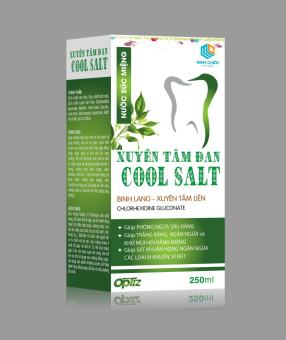 Nước s&uacute;c miệng Xuy&ecirc;n T&acirc;m Đan Cool Salt ngưa ngừa vi r&uacute;t, vi khuẩn - Chai 250ml