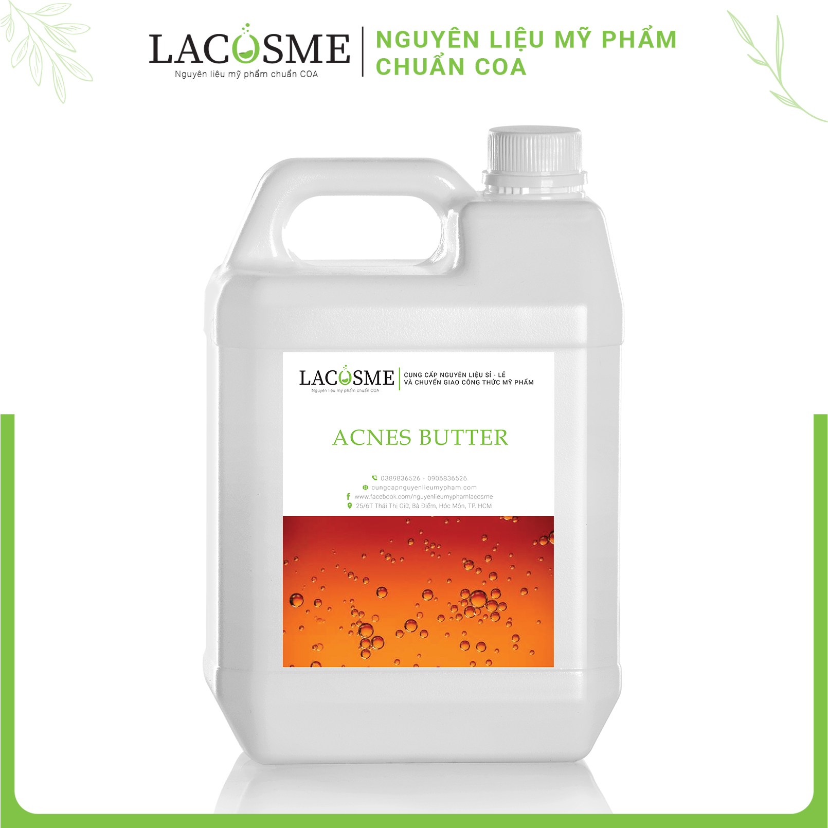 100G Nguyên liệu mỹ phẩm Acnes Butter