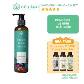Dung dịch vệ sinh phụ nữ thảo dược Cỏ Lành 250G - Tinh chất 100% từ thảo dược