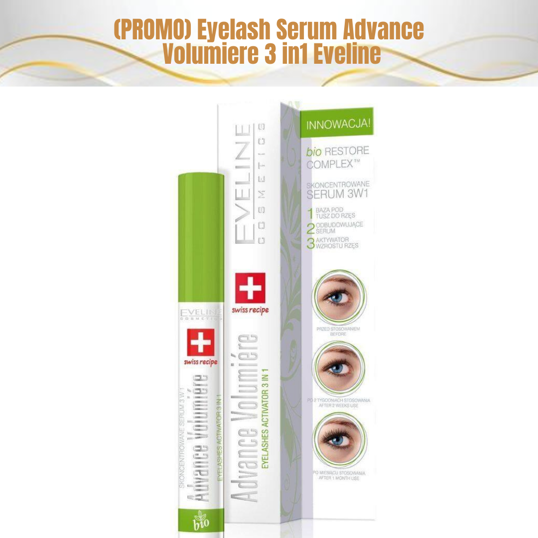 Gambar (PROMO) Eyelash Serum Advance Volumiere 3 in1 Eveline  Scarlet Lashes 