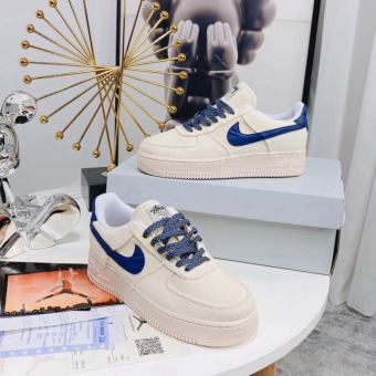 Giày thể thao AF1 Vệt nâu, Vệt Xanh hàng cực chất Full Box Bill- Giày thể thao nam Vệt nâu thanh lịch và tôn dáng- N01.