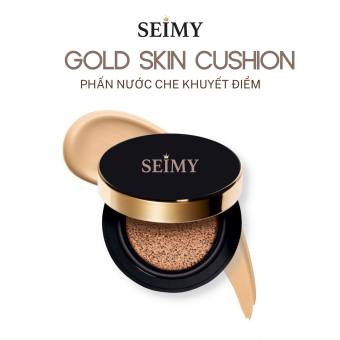 Phấn nước cushion SEIMY - Gold Skin Cushion cao cấp, che khuyết điểm