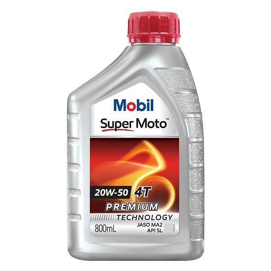 Nhớt Xe Số Cao cấp Mobil Super Moto 20W50 - Nhập Khẩu Singapor dùng tốt cho các dòng xe số