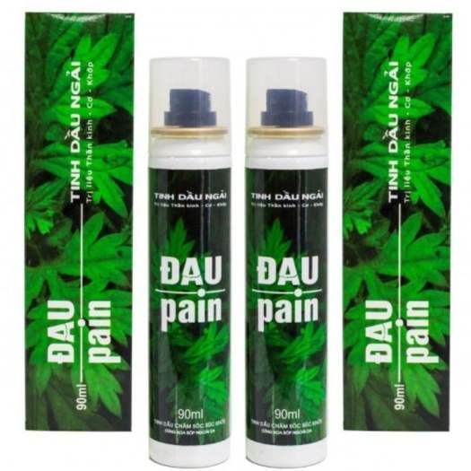 Dầu xoa bóp xương khớp giảm đau tức thì dung tích 90ml,Tinh dầu ngãi cứu Pain Oil Mộc Can