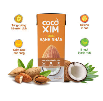 Sữa dừa hạnh nhân COCOXIM dung tích 180ml/hộp - TTGT89