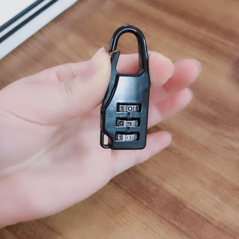 Ổ khóa số du lịch mini cho vali , balo, túi xách màu ngẫu nhiên