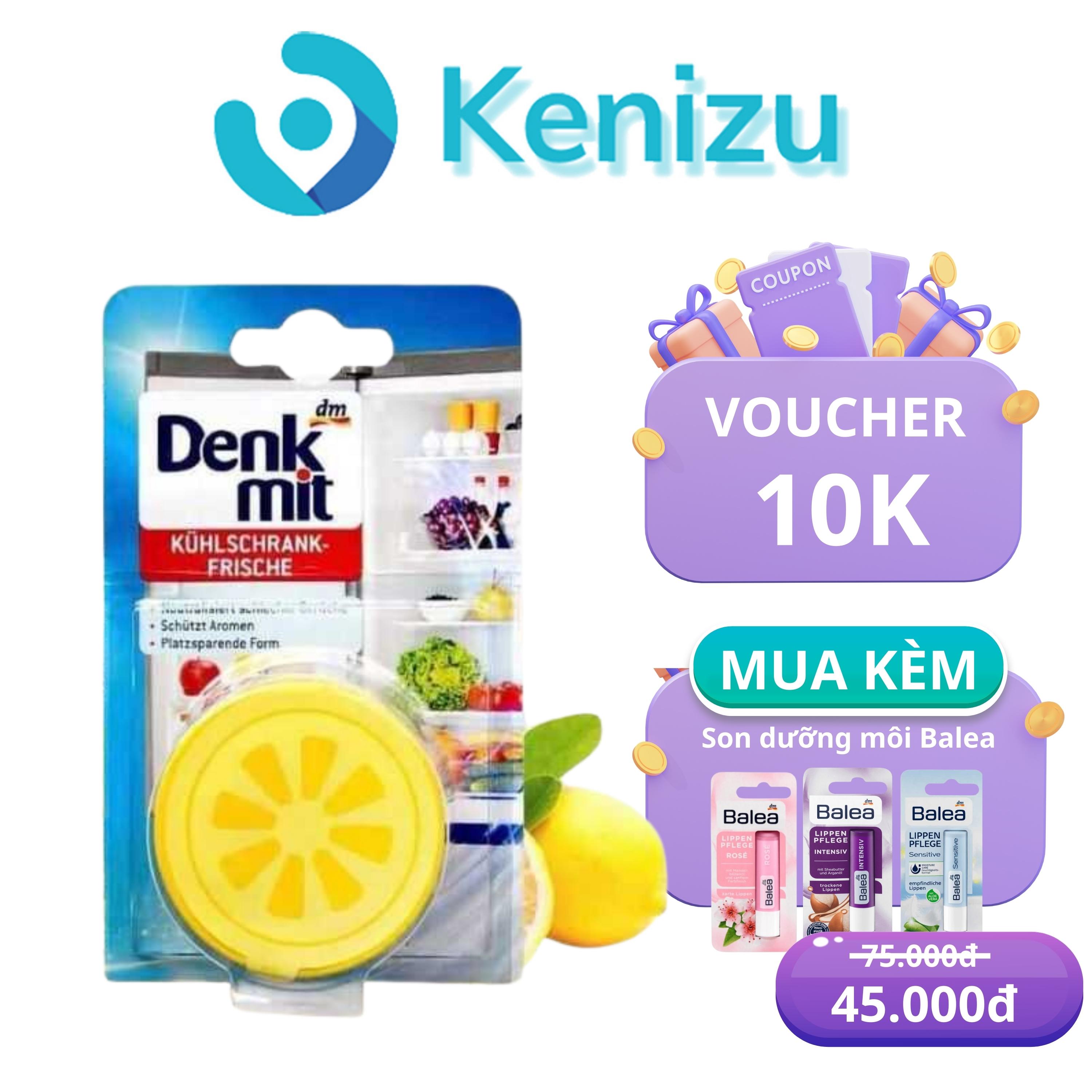 Sáp khử mùi và diệt khuẩn tủ lạnh Denkmit 40g nhập khẩu Đức