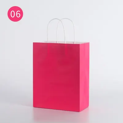10PCS Set Kraft Paper Bag Birthday Party Bag Gift Bag Paper Bag Goodie Bag (7)