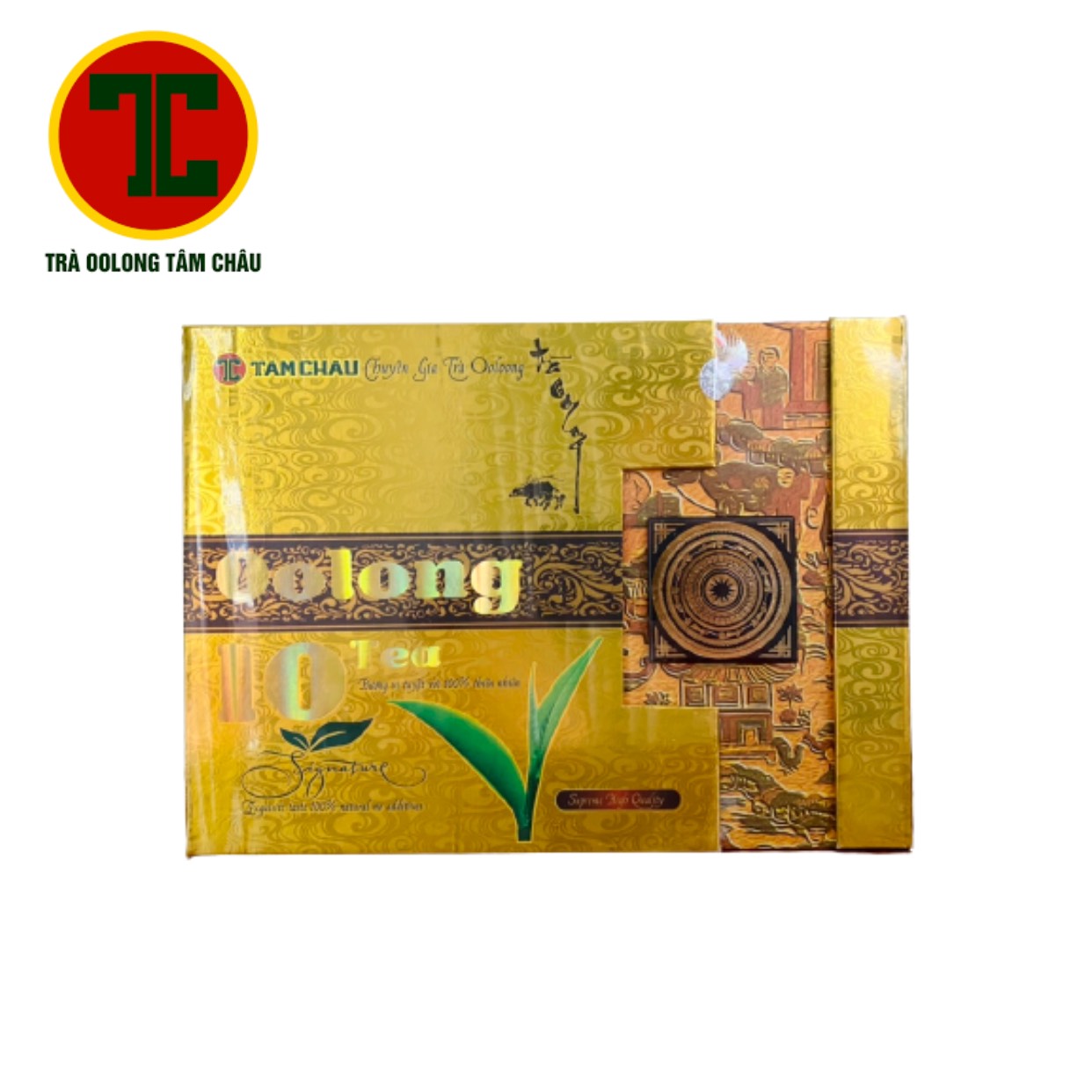 [HCM]TRÀ Ô LONG (OOLONG) 10 TEA TÂM CHÂU SET 320G