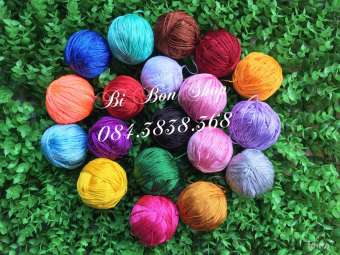 COMBO 10 CUỘN DÂY ĐAN VÒNG CÁC MÀU