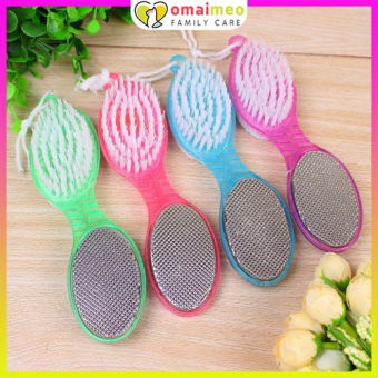 Bàn chải chà gót chân 4 in 1, 4 chức năng chà gót trong 1 bàn chải cho gót chân mềm mại