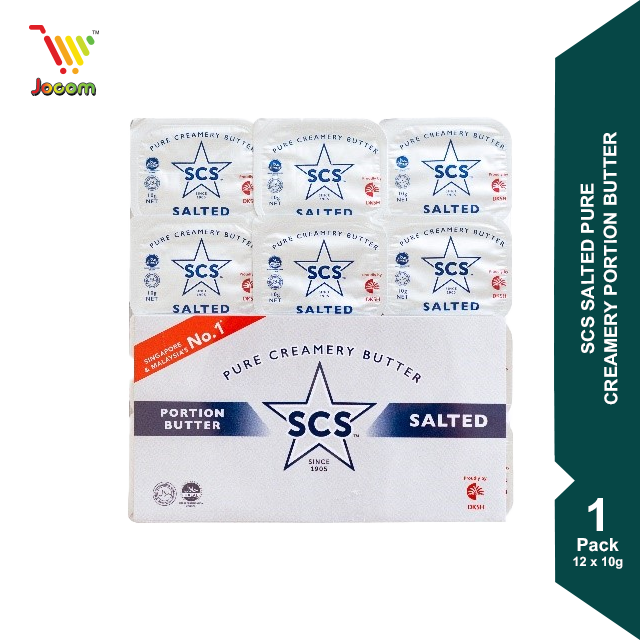 SCS Salted Pure Creamery Portion Butter (12 x 10g) [KL & Selangor Delivery Only]