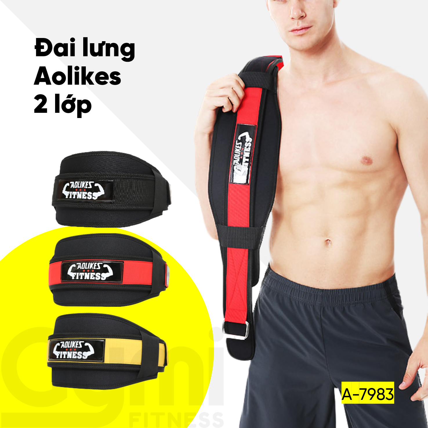 [HCM]Đai Lưng Aolikes 2 Lớp Al7983