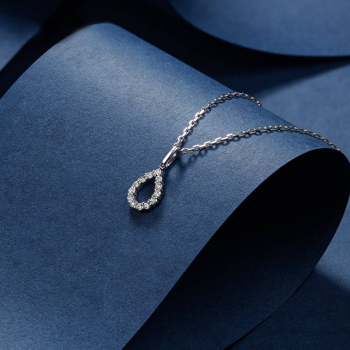 Rio Diamonds Ji Soo Diamond Necklace 18K White Gold · v4