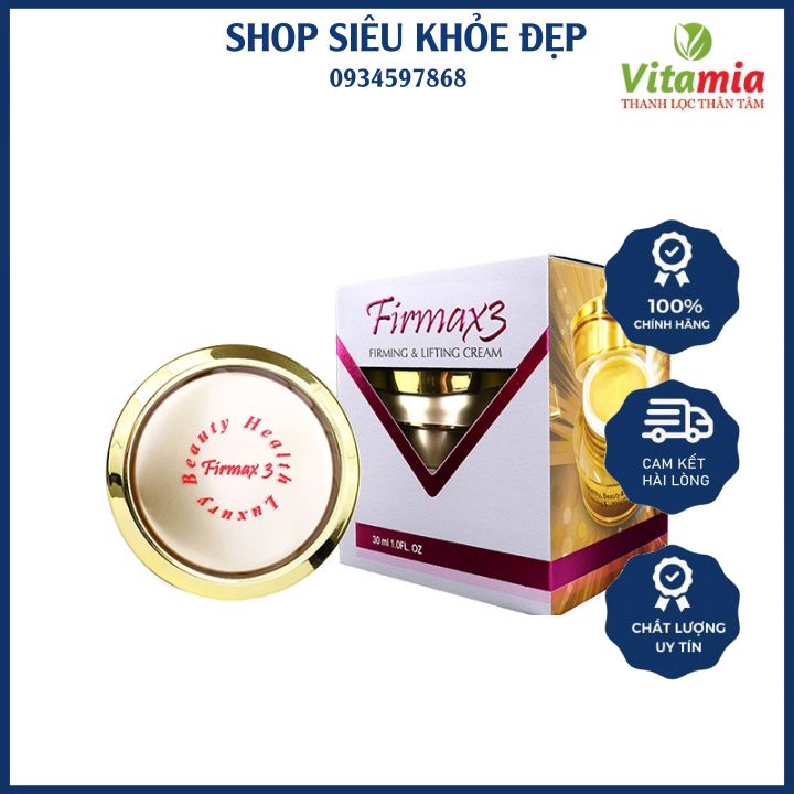 Kem dưỡng da firmax3 đa năng - đẹp da khỏe dáng, sáng xoa chiều xinh, kem thần kỳ chống lão hóa da xóa nếp nhăn - 30ml🔥shop siêu khỏe đẹp🔥