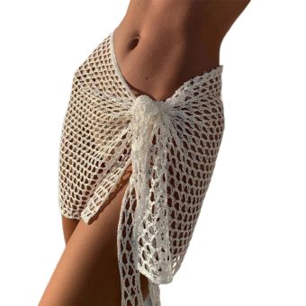 Sarong-Áo Tắm Che Cho Nữ Thắt Bên Đi Biển Váy Quấn Khăn Tắm Bikini Mỏng Gợi Cảm Bộ Đồ Tắm Che Đáy