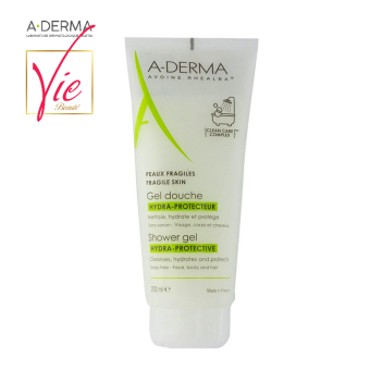 Sữa rửa mặt ADERMA + tắm gội - ADERMA Shower Gel Hydra-Protective face, body and Hair 200ml