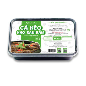 Cá Kèo Kho Rau Răm - RedCat - Hộp 180g