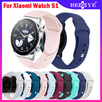 Đồng hồ dây đeo cho đồng hồ thông minh Xiaomi Watch S1 Vòng đeo tay thể thao silicon cho dây đeo đồng hồ Xiaomi S1