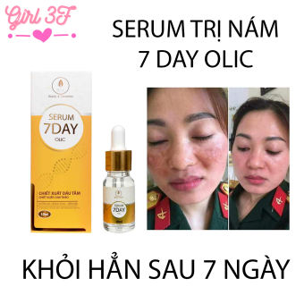 Serum tinh chất huyết thanh 7 DAY OLIC truyền trắng da sau 7 ngày loại bỏ tàn nhang, vết thâm nám kích trắng da, se khít lỗ chân lông hiệu quả