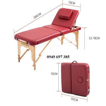 Giường massage trị liệu chân gỗ cao cấp