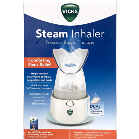 Vicks Personal Steam Therapy with Dual Scent Pad Technology