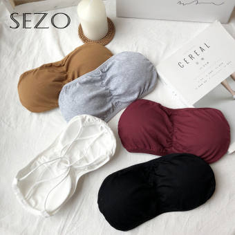 Áo Ngực Nữ SEZO, Đồ Lót Quấn Áo Ngực Màu Trơn Phong Cách Hàn Quốc