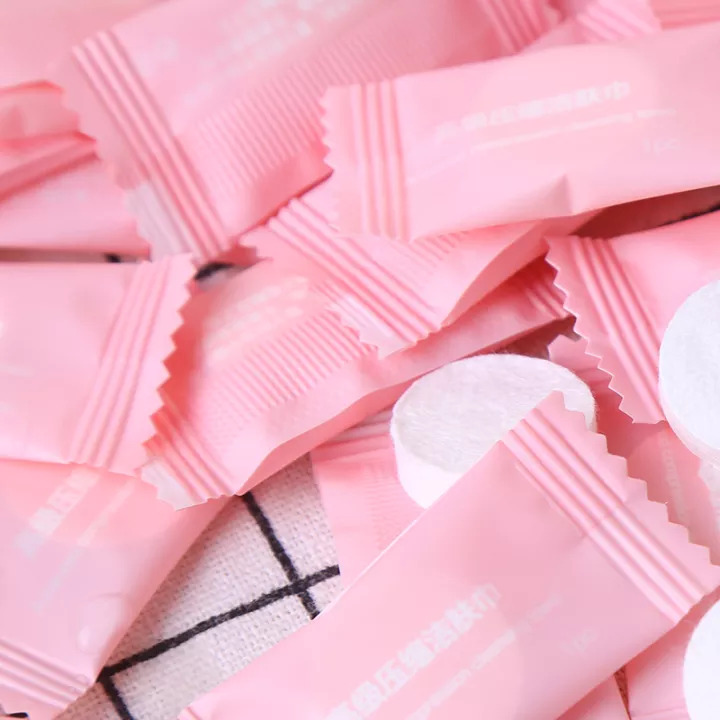 COMBO 20 Khăn Giấy Nén Du Lịch Hình Viên Kẹo Dùng 1 Lần (20 VIÊN)