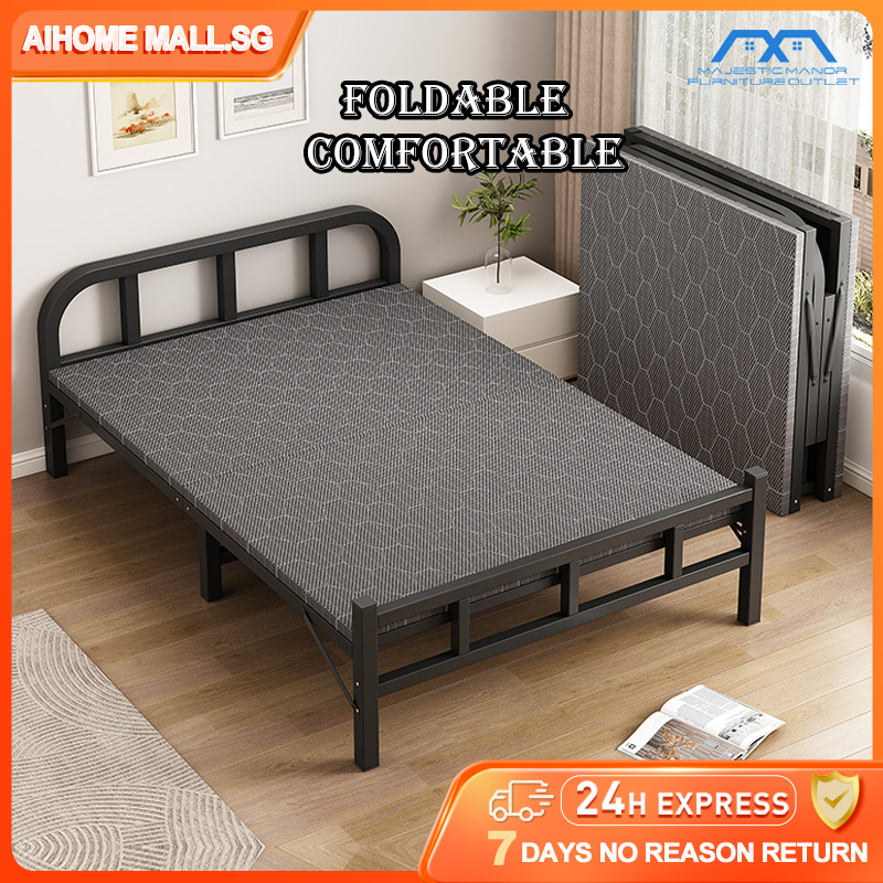Fold Bed Single - Portable Lightweight Japanese Folding Bed For