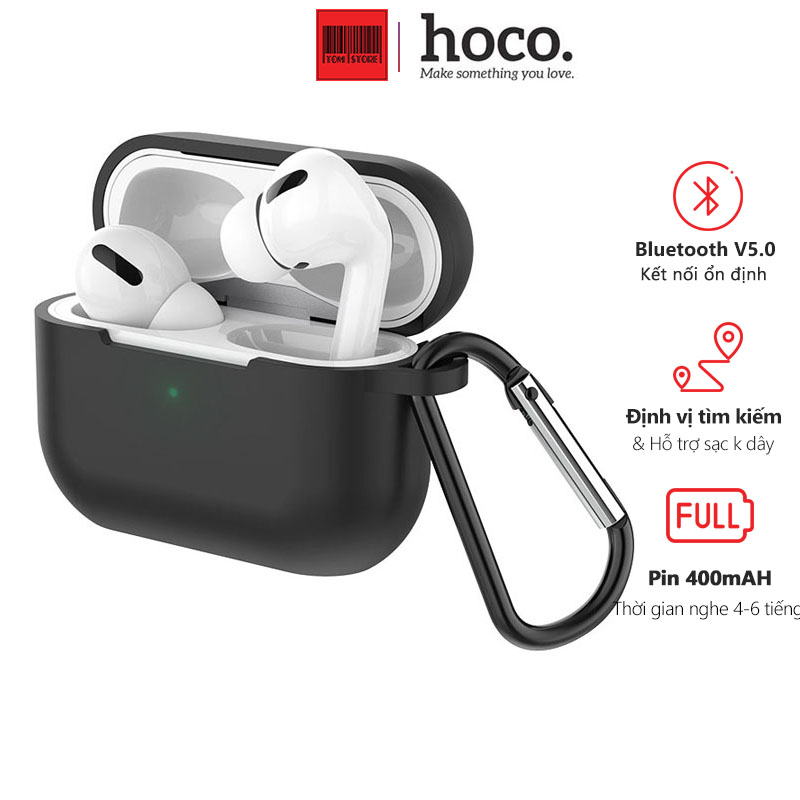 Tai nghe bluetooth Hoco ES42 phiên bản cao cấp hỗ trợ định vị, đổi tên, tăng giảm âm lượng -Bảo hành 12 tháng