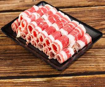 Ba Chỉ Bò Mỹ Cuộn Khay 500gr (nhúng lẩu, thả lẩu)