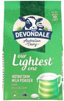 Sữa Tươi Dạng Bột Tách Béo Devondale Skim Milk Powder 1kg