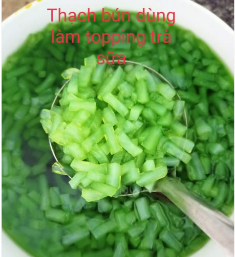 THẠCH DỪA THÔ DẠNG BÚN LÀM TOPPING TRÀ SỮA {1KG}