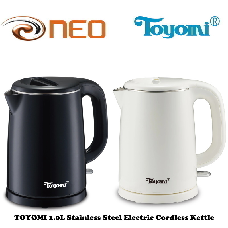 Toyomi 1.5L Stainless Steel Cordless Kettle WK 1633