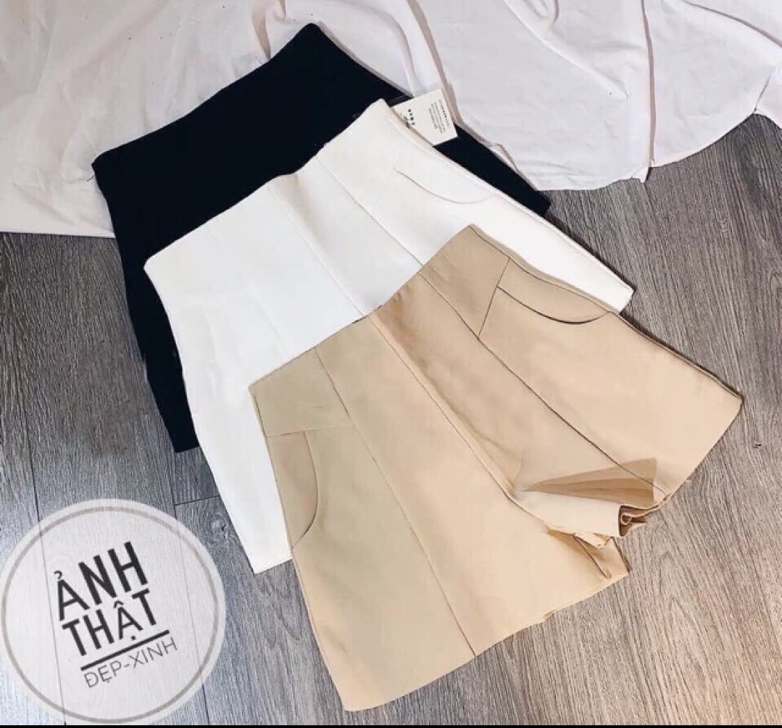 Quần short tuyết mưa lưng cao thời trang cực đẹp siêu tôn dáng.