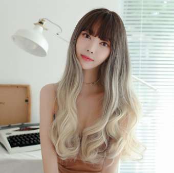 Tóc Giả Dài TSE Cho Nữ, Đa-Màu Sắc, Thời Trang Gradient Tóc Xoăn Dài 66Cm C8226