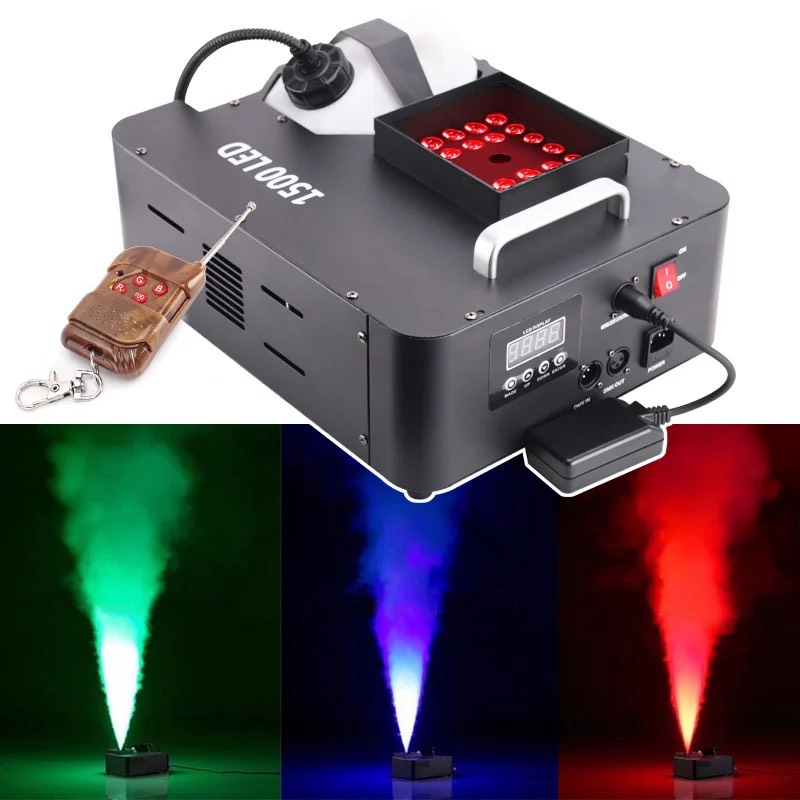 Máy khói đứng 1500 w + 24 bóng led - chuyên dùng trong sân khấu , dicso , dj .