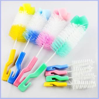 Cọ rửa bình 2 chi tiết phối màu