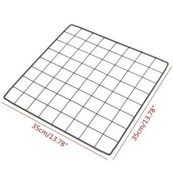 Kệ lưới sắt lắp ghép đa năng-bán 5 TẤM LƯỚI sắt 35 x35cm, (bao gồm 2 chốt ) làm chuồng quây thú cưng - nhà cho pet đẹp rẻ- kệ trang trí - kệ sách - kệ sắt để cây cảnh