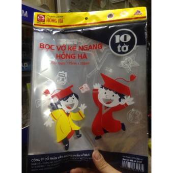 BỌC VỞ KẺ NGANG HỒNG HÀ (10 TỜ)