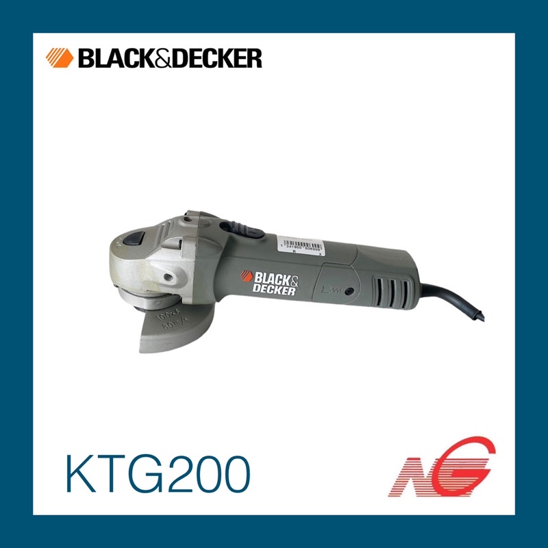 BLACK & DECKER KTG200 ANGLE GRINDER FOR 220 VOLTS